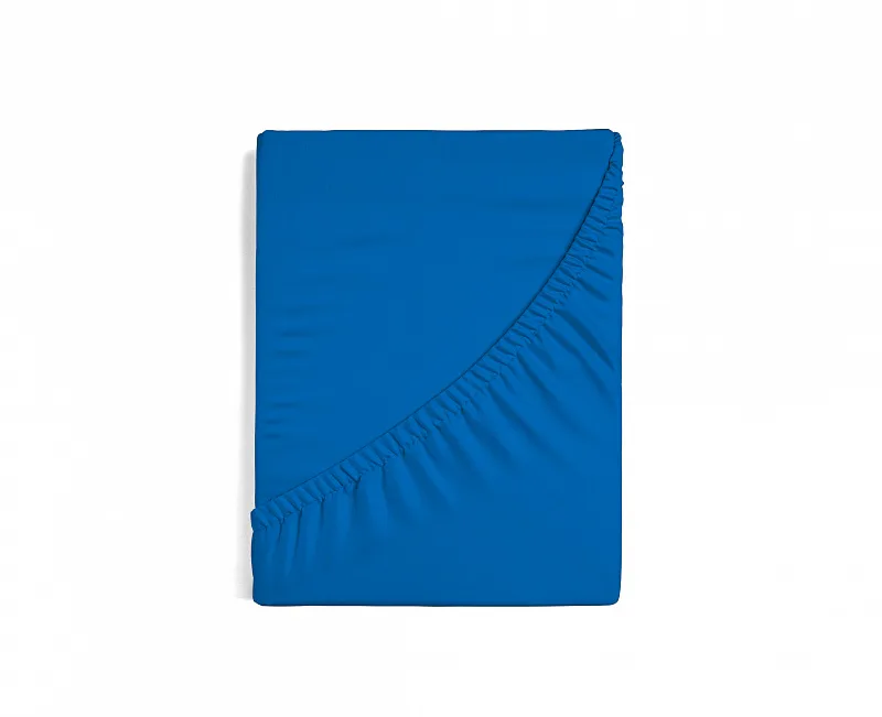 Prostěradlo Středně modré JERSEY STANDARD