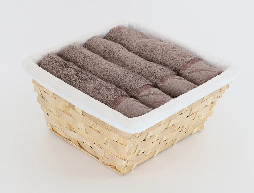 Košík ručníků Košík ručníků Luna taupe 4 ks