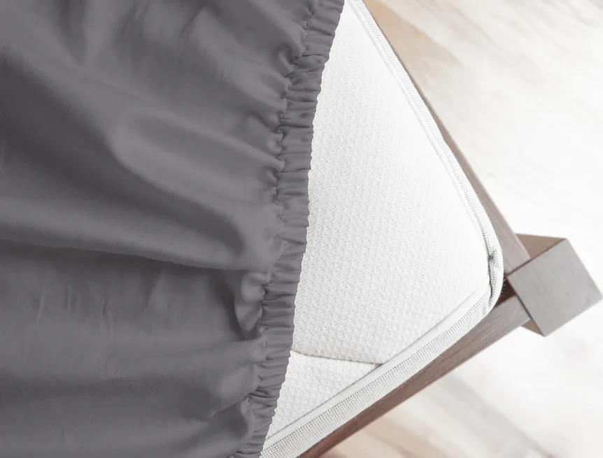 Prostěradlo Středně šedé ELASTAN STANDARD