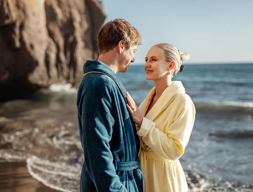 Župan Royal dámský - Vanilkově žlutý