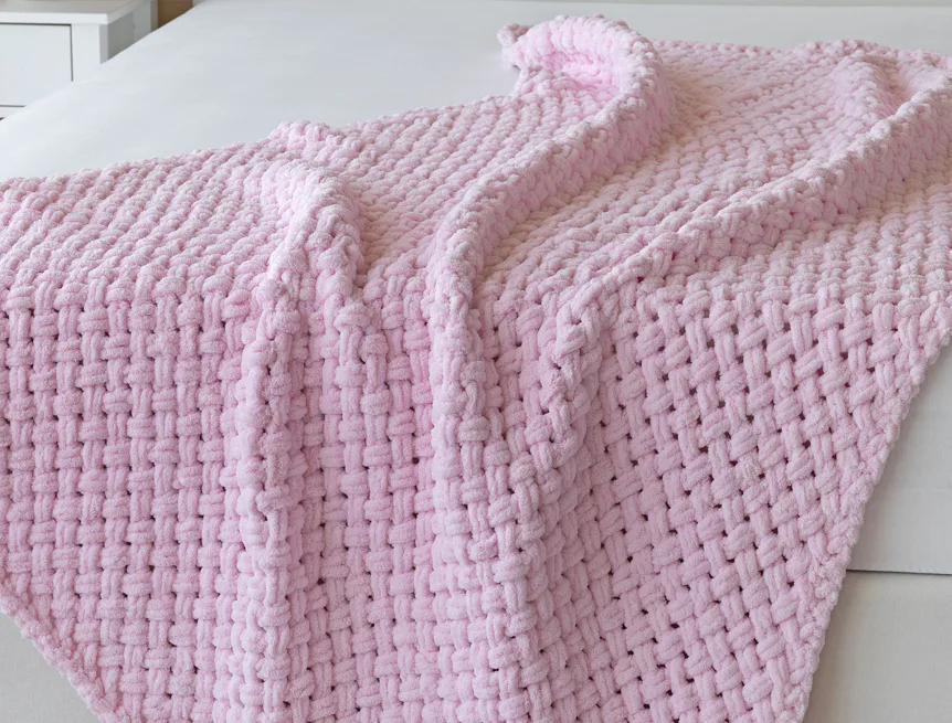 Deka Knittingly růžová