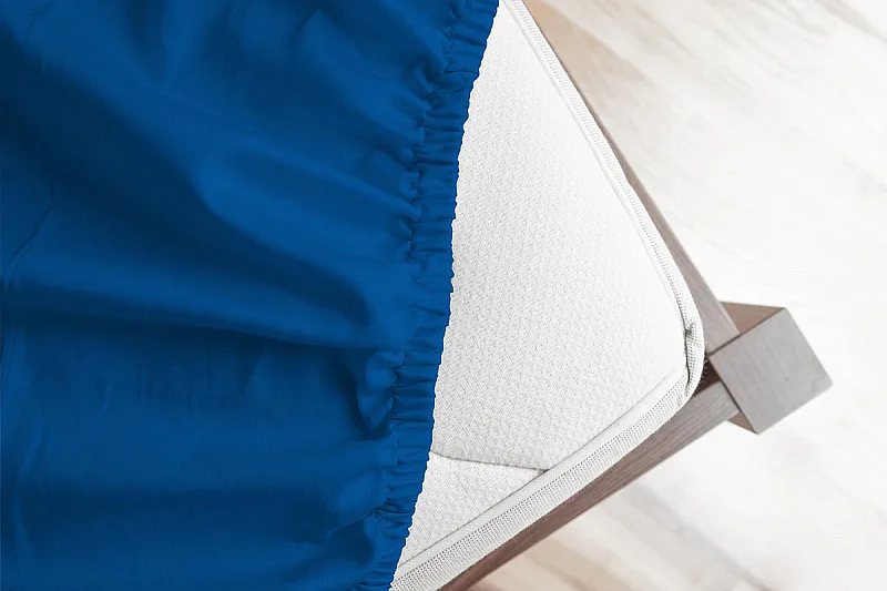 Prostěradlo Středně modré JERSEY PREMIUM