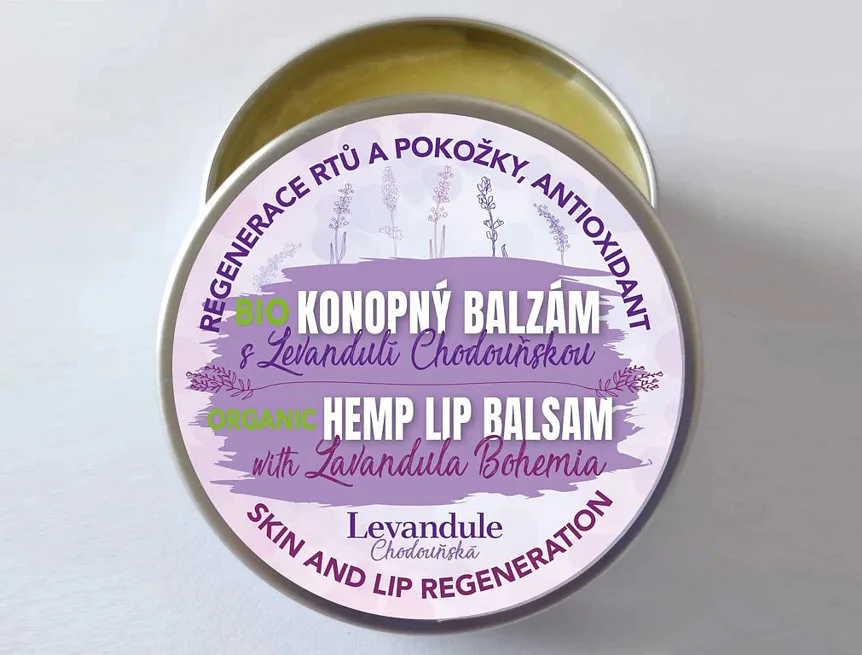 BIO konopný balzám s Levandulí Chodouňskou 30 ml