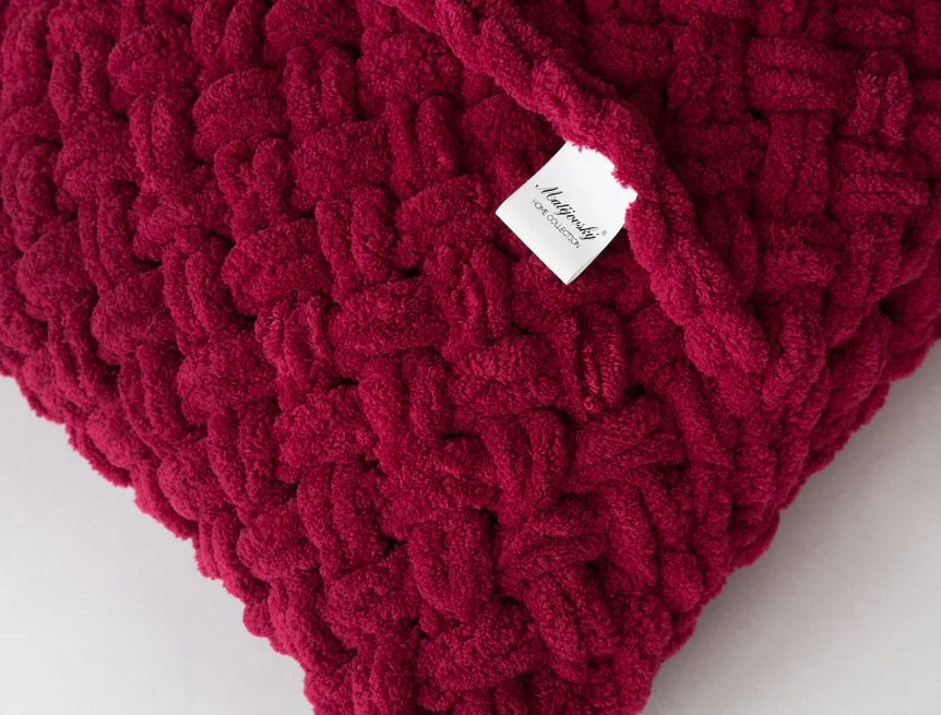 Povlak Knittingly bordó