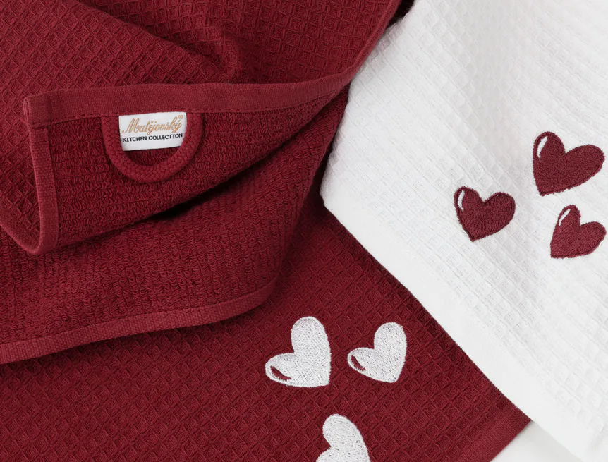 Kuchyňské utěrky Hearts